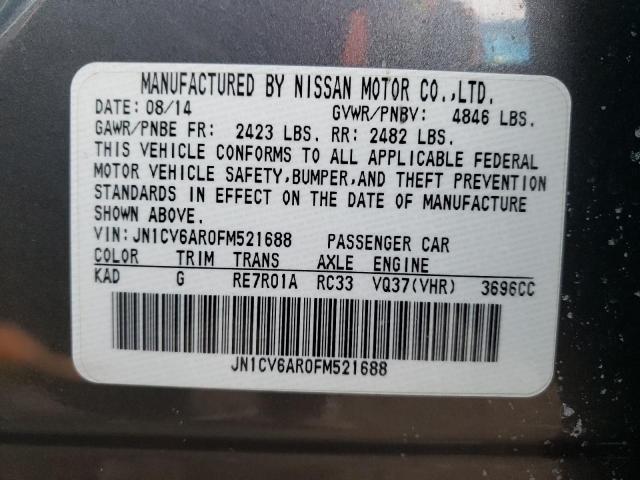 JN1CV6AR0FM521688 Infiniti Q40