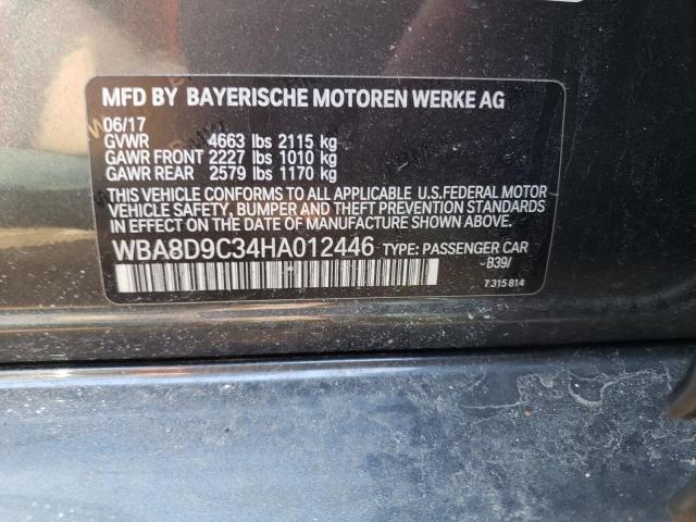 WBA8D9C34HA012446 BMW 330 XI