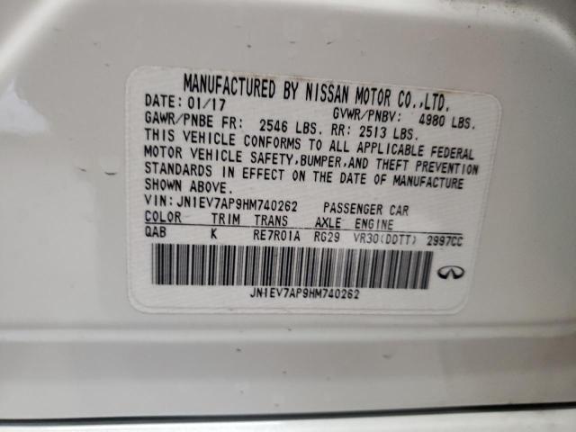 JN1EV7AP9HM740262 Infiniti Q50 Premium