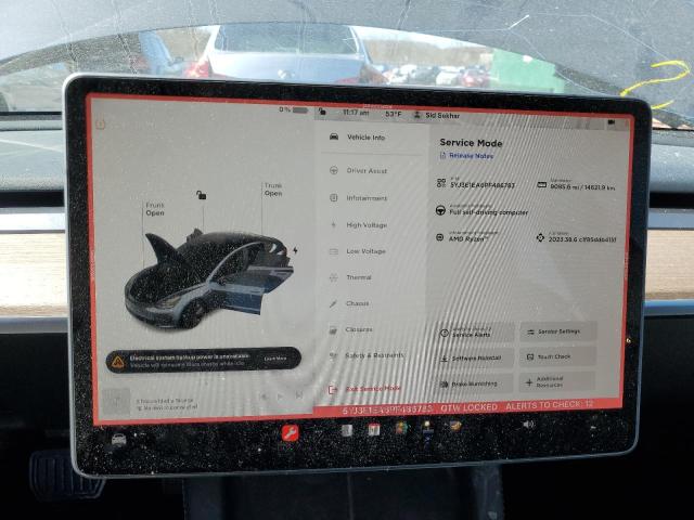 5YJ3E1EA6PF486783 Tesla MODEL 3