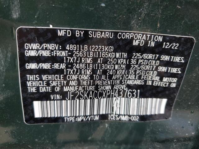JF2SKACCXPH437631 Subaru Forester