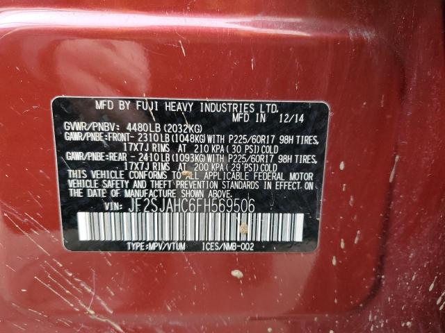 JF2SJAHC6FH569506 Subaru Forester 2.5i Limited