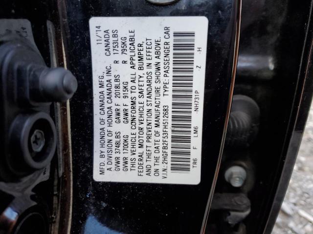 2HGFB2F53FH512683 Honda Civic Lx