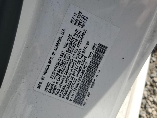 5FNRL6H94JB024373 Honda Odyssey Elite