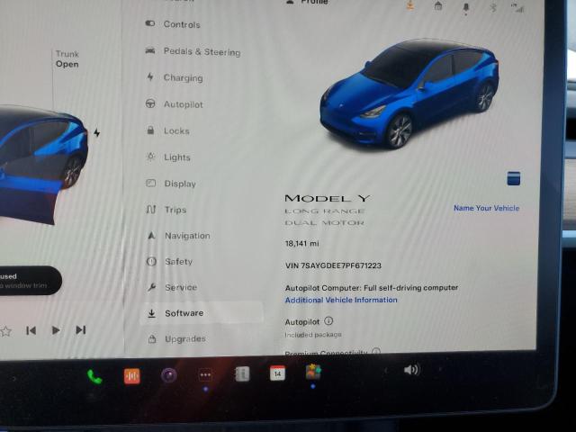 7SAYGDEE7PF671223 Tesla Model Y