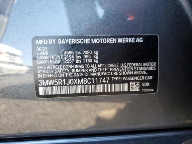 3MW5R1J0XM8C11747 BMW 330I