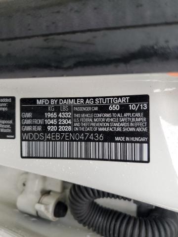 WDDSJ4EB7EN047436 Mercedes-Benz CLA 250