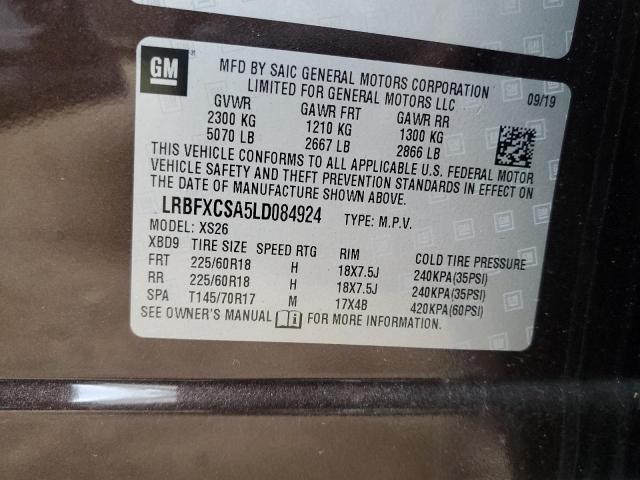 LRBFXCSA5LD084924 Buick Envision Essence