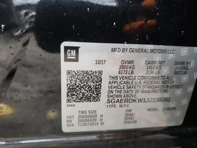 5GAERDKW1JJ138261 Buick Enclave Avenir
