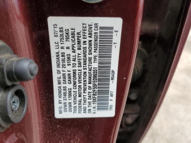 19XFB2F55FE096551 Honda Civic Lx