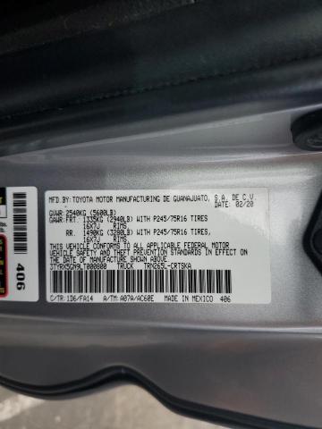 3TYRX5GN9LT000800 Toyota Tacoma Access Cab