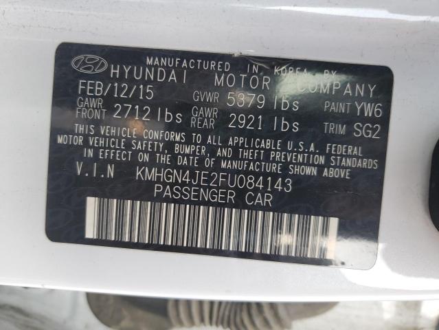 KMHGN4JE2FU084143 Hyundai Genesis 3.8l