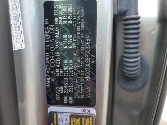 KNDCT3LE8P5037663 KIA NIRO SX