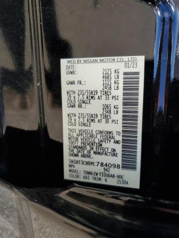 5N1BT3CB0PC784098 Nissan Rogue Sl