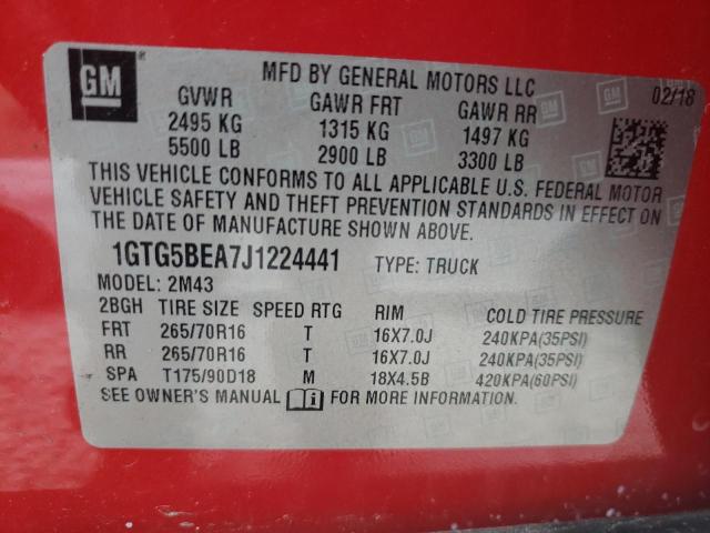 1GTG5BEA7J1224441 GMC Canyon