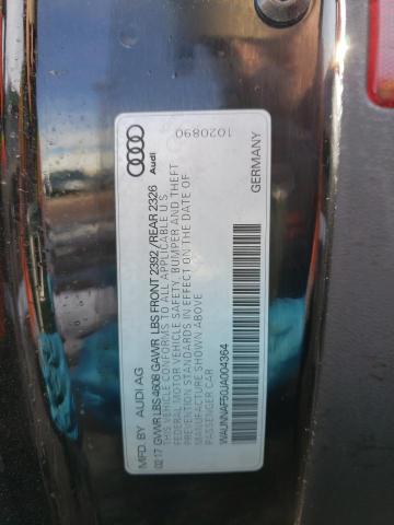 WAUNNAF50JA004364 Audi A5 PREMIUM