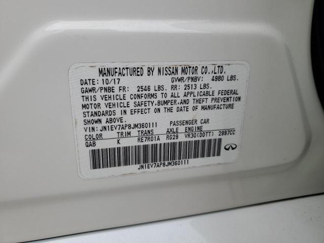 JN1EV7AP8JM360111 Infiniti Q50 LUXE
