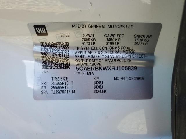 5GAERBKWXRJ105839 Buick Enclave Essence