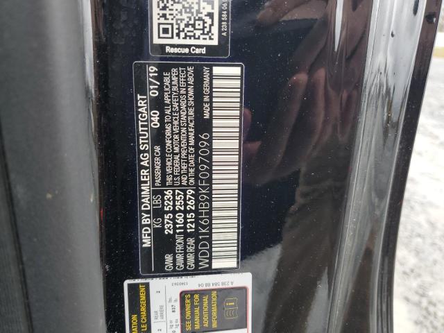 WDD1K6HB9KF097096 Mercedes-Benz E 450