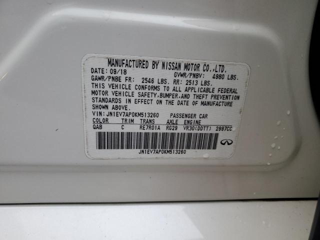 JN1EV7AP0KM513260 Infiniti Q50 LUXE