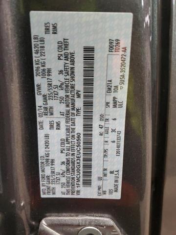 1FMCU0GX3EUC50560 Ford ESCAPE SE