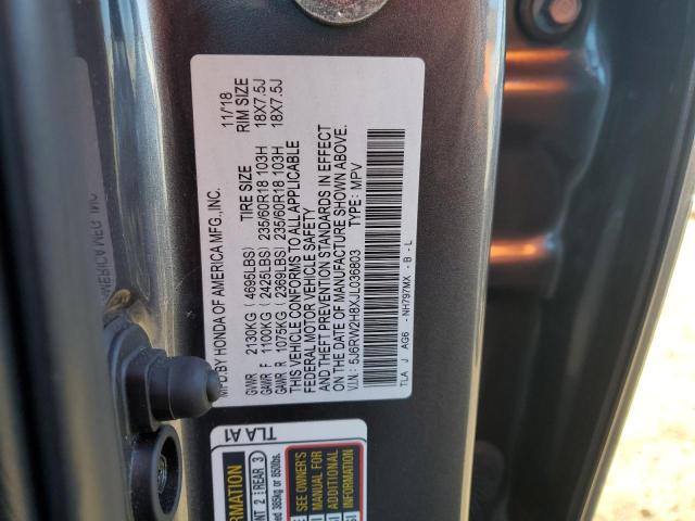 5J6RW2H8XJL036803 Honda CR-V EXL