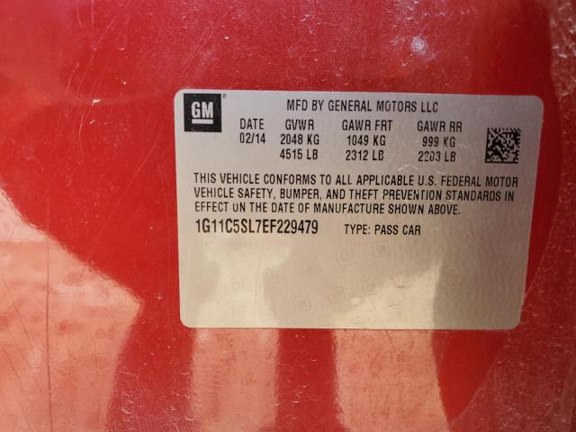 1G11C5SL7EF229479 Chevrolet MALIBU 1LT