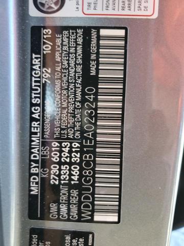 WDDUG8CB1EA023240 Mercedes-Benz S 550