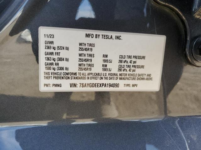 7SAYGDEEXPA194090 Tesla Model Y