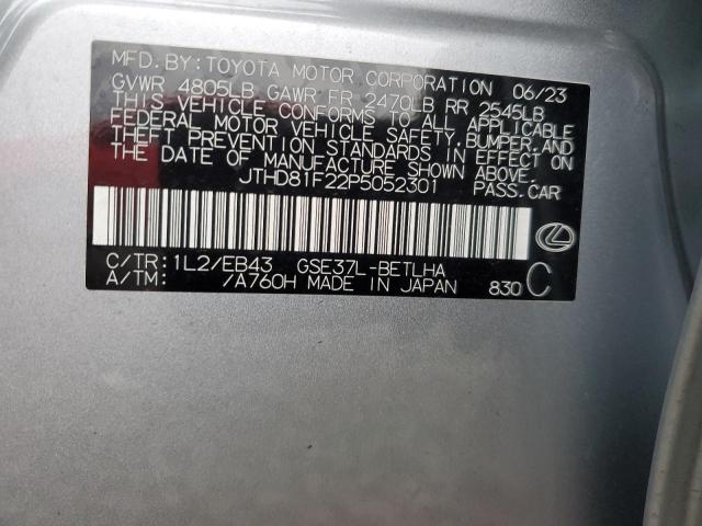 JTHD81F22P5052301 Lexus IS 300