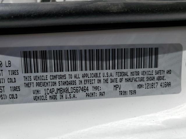1C4PJMBX0LD567464 Jeep Cherokee Trailhawk