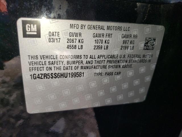 1G4ZR5SS6HU199581 Buick Lacrosse Premium