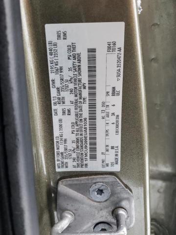 1FMCU9G99EUA81036 Ford ESCAPE SE