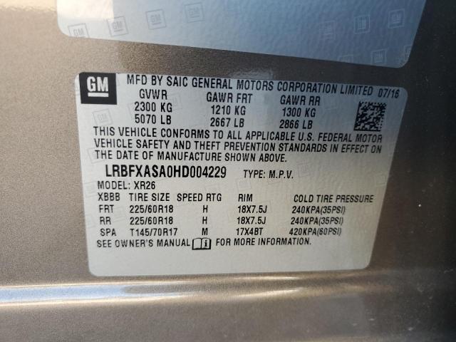 LRBFXASA0HD004229 Buick Envision Preferred