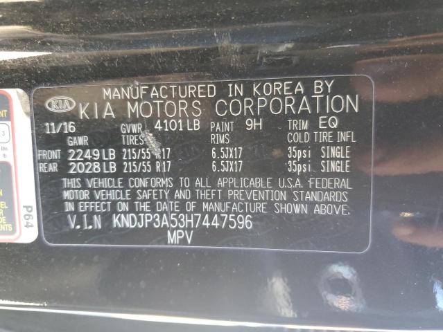 KNDJP3A53H7447596 KIA SOUL +