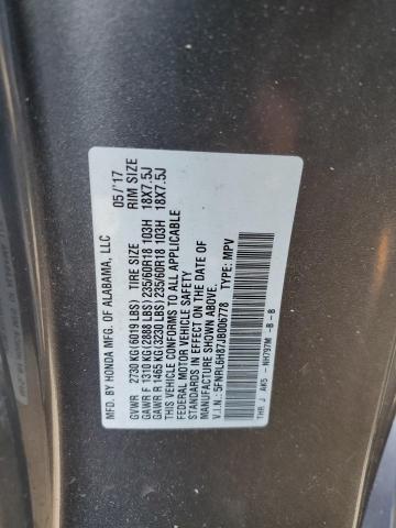 5FNRL6H87JB006778 Honda Odyssey Touring
