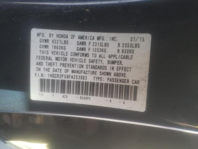 1HGCR2F58FA253993 Honda Accord Sport
