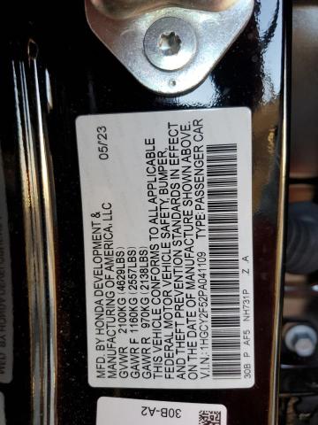 Honda Accord Hybrid Sport 2023 1HGCY2F52PA041109 Image 13