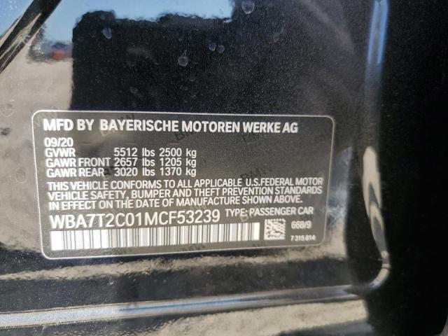 WBA7T2C01MCF53239 BMW 740 I