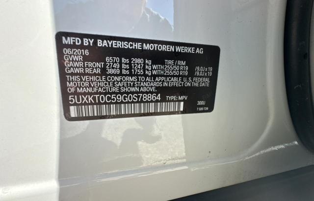 5UXKT0C59G0S78864 BMW X5 Xdr40e