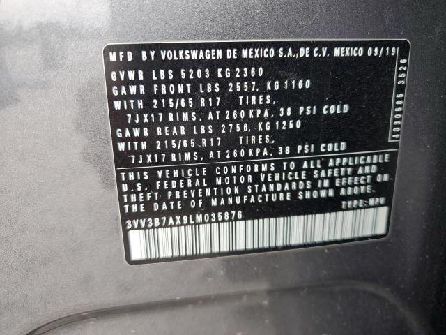 3VV3B7AX9LM035876 Volkswagen TIGUAN SE