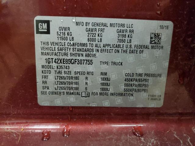 1GT42XE85GF307755 GMC Sierra K3500 Slt