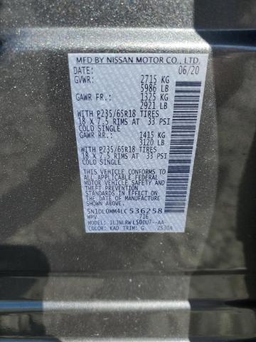 5N1DL0MM4LC536258 Infiniti QX60 LUXE