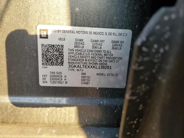 3GKALTEXXKL139291 GMC Terrain Sle
