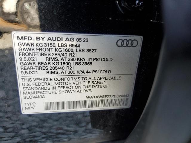 WA1AWBF77PD024442 Audi Sq7 Premium Plus