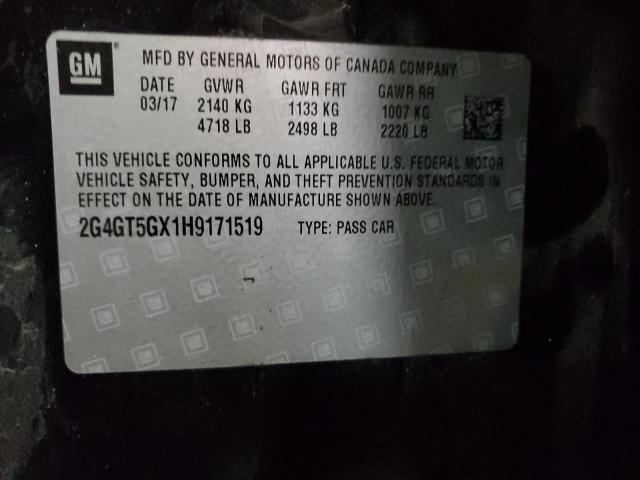 2G4GT5GX1H9171519 Buick REGAL GS