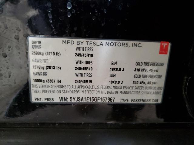 5YJSA1E15GF157967 Tesla MODEL S