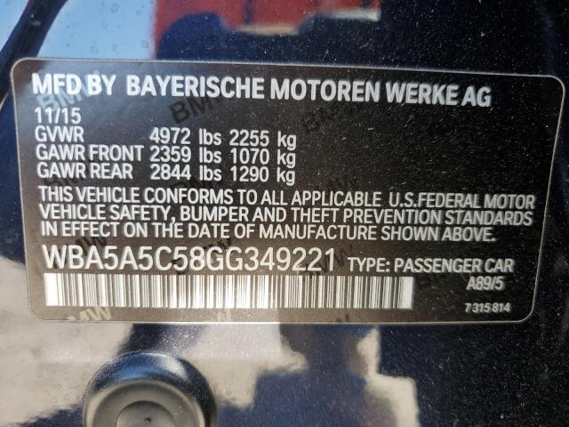 WBA5A5C58GG349221 BMW 528 I