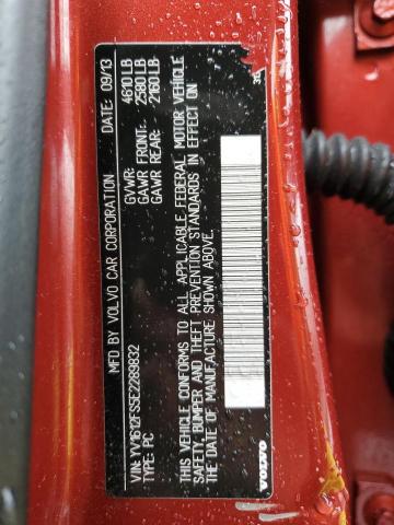 YV1612FS5E2289832 Volvo S60 T5