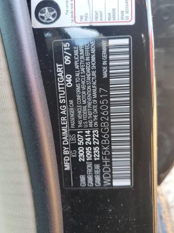WDDHF5KB6GB260517 Mercedes-Benz E 350
